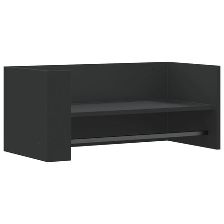Vidaxl wandschap 70,5x35x30,5 cm bewerkt hout zwart