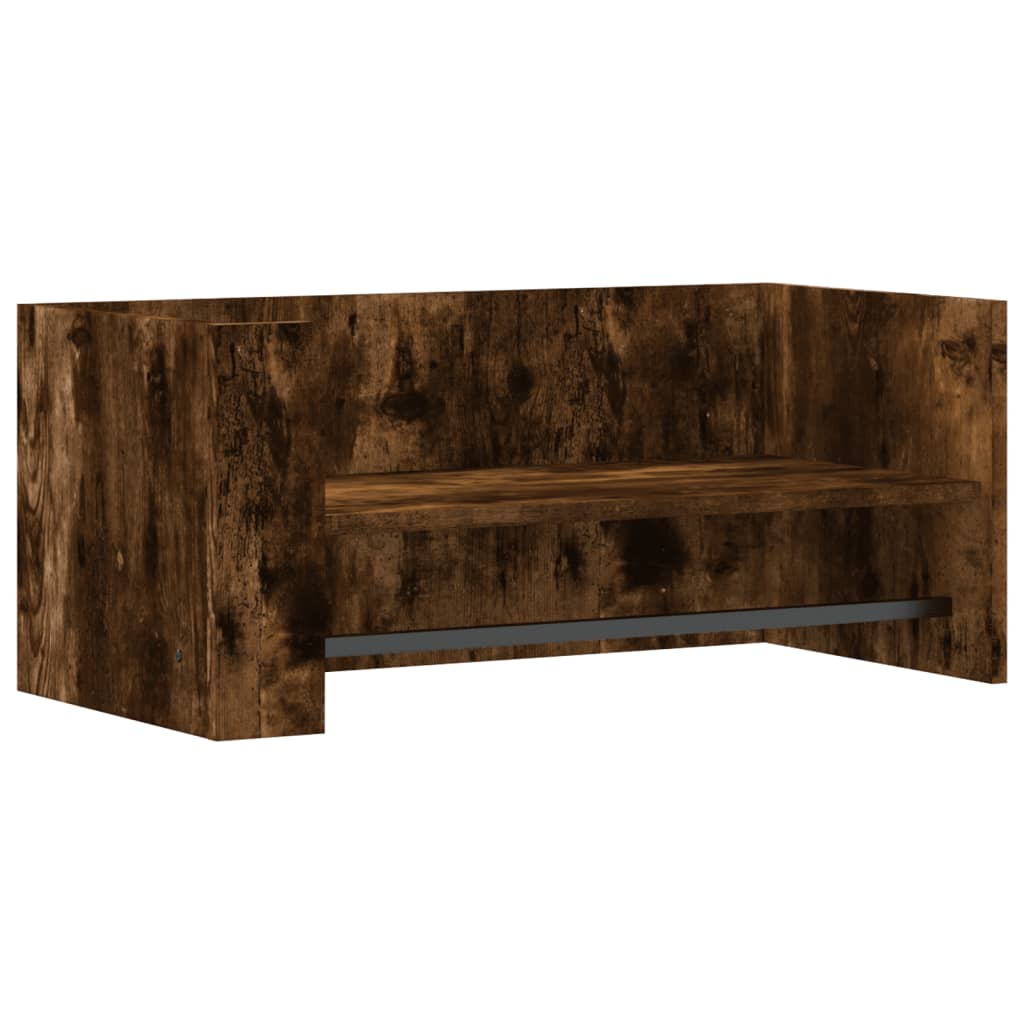 Vidaxl wandschap 70,5x35x30,5 cm bewerkt hout gerookt eikenkleurig
