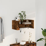 Vidaxl wandschap 70,5x35x30,5 cm bewerkt hout gerookt eikenkleurig