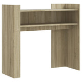 Vidaxl wandtafel 100x35x90 cm bewerkt hout sonoma eikenkleurig