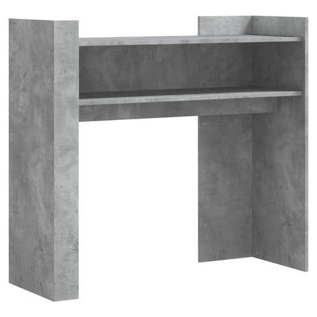 Vidaxl wandtafel 100x35x90 cm bewerkt hout betongrijs