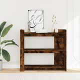 Vidaxl wandtafel 100x35x90 cm bewerkt hout gerookt eikenkleurig