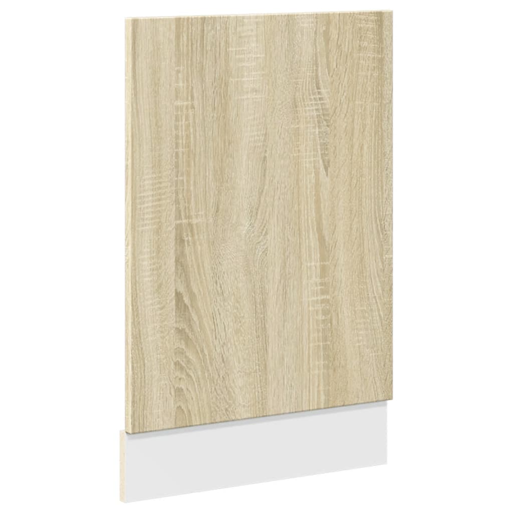 Vidaxl frontpaneel vaatwasser lyon 45x3x67 cm bewerkt hout sonoma eiken
