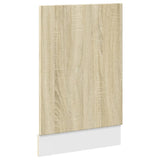 Vidaxl frontpaneel vaatwasser lyon 45x3x67 cm bewerkt hout sonoma eiken