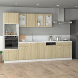 Vidaxl frontpaneel vaatwasser lyon 45x3x67 cm bewerkt hout sonoma eiken