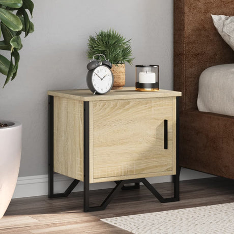Vidaxl nachtkastjes 2 st 40x30x40 cm spaanplaat sonoma eikenkleurig