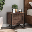 Vidaxl nachtkastjes 2 st 40x30x40 cm bewerkt hout bruin eikenkleur