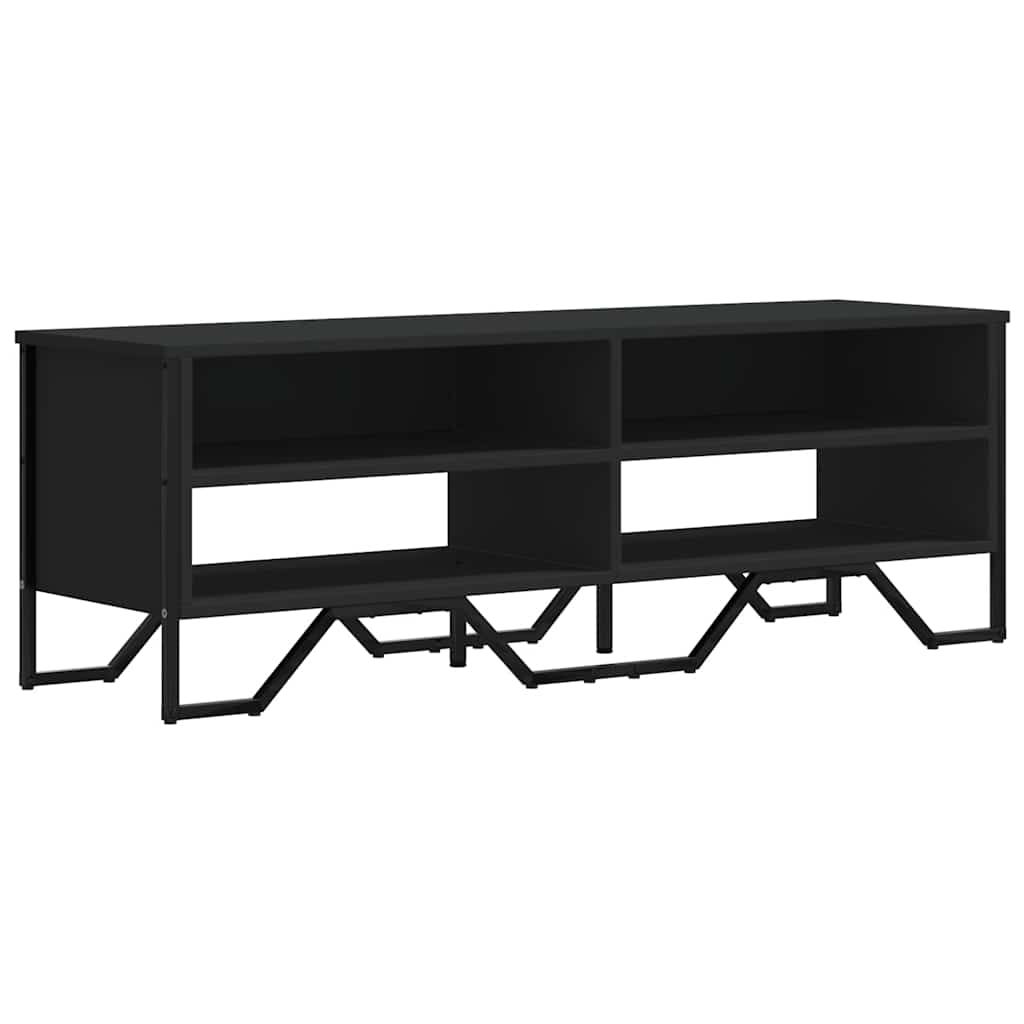 Vidaxl tv-meubel 122x34x41 cm bewerkt hout zwart