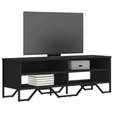 Vidaxl tv-meubel 122x34x41 cm bewerkt hout zwart