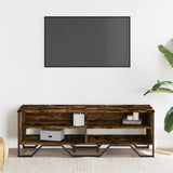 Vidaxl tv-meubel 122x34x41 cm bewerkt hout gerookt eikenkleurig