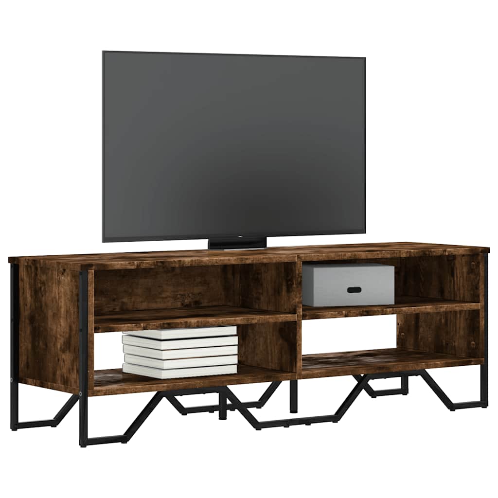 Vidaxl tv-meubel 122x34x41 cm bewerkt hout gerookt eikenkleurig