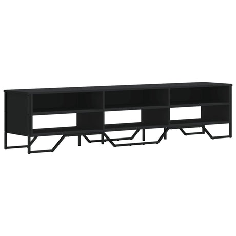 Vidaxl tv-meubel 180x34x41 cm bewerkt hout zwart
