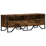 Vidaxl tv-meubel 122x34x41 cm bewerkt hout gerookt eikenkleurig