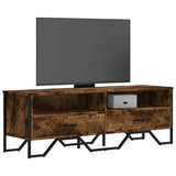 Vidaxl tv-meubel 122x34x41 cm bewerkt hout gerookt eikenkleurig