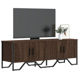 Vidaxl tv-meubel 122x34x41 cm bewerkt hout bruin eikenkleurig