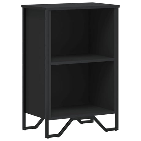 Vidaxl boekenkast 50x31x74,5 cm bewerkt hout zwart