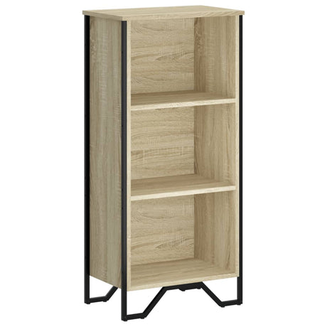 Vidaxl boekenkast 50x31x106 cm bewerkt hout sonoma eikenkleurig