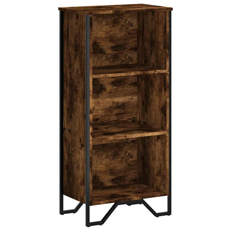 Vidaxl boekenkast 50x31x106 cm bewerkt hout gerookt eikenkleurig