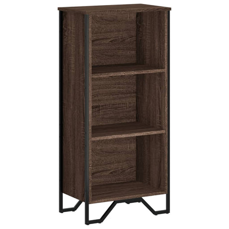 Vidaxl boekenkast 50x31x106 cm bewerkt hout bruin eikenkleurig