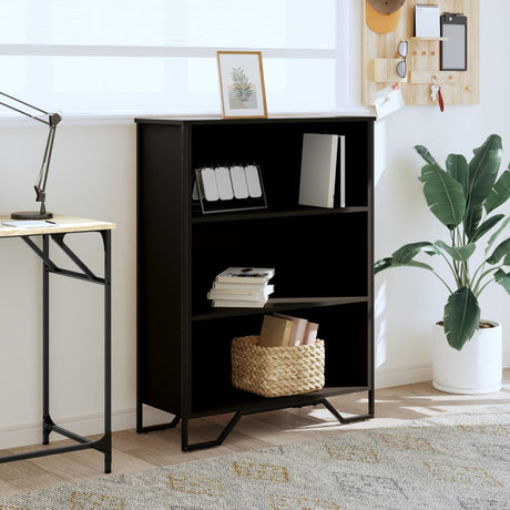 Vidaxl boekenkast 80x31x106 cm bewerkt hout zwart
