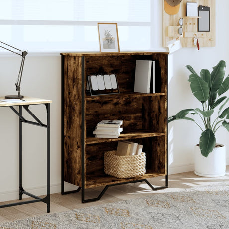 Vidaxl boekenkast 80x31x106 cm bewerkt hout gerookt eikenkleurig
