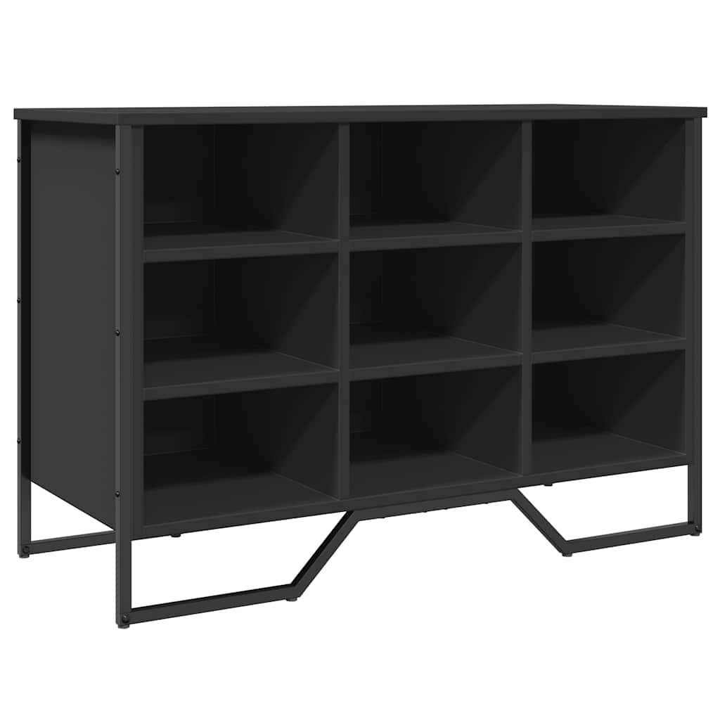 Vidaxl Shoe Cabinet 90x38x61,5 cm Property Wood Black