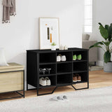 Vidaxl Shoe Cabinet 90x38x61,5 cm Property Wood Black