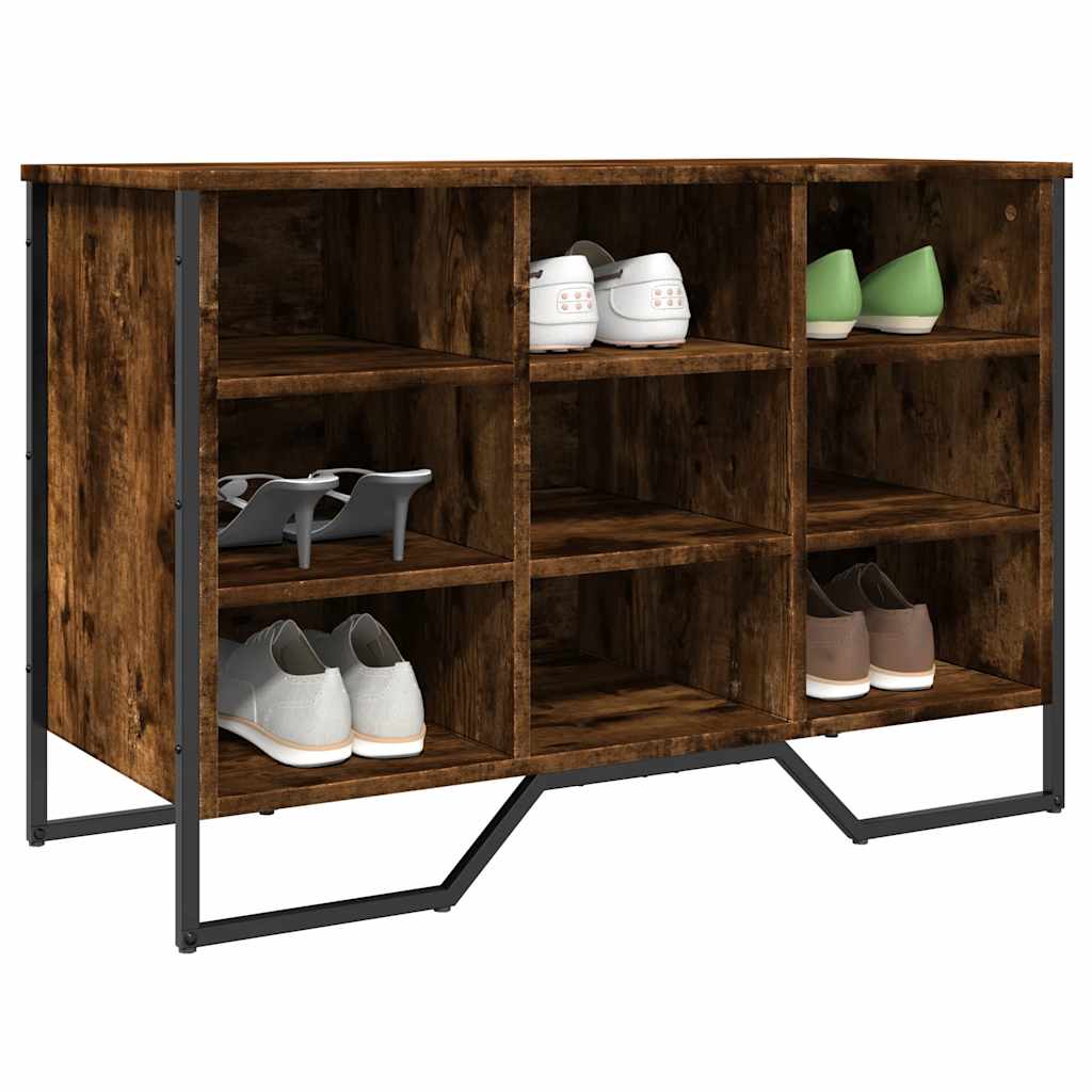 Vidaxl Shoe Cabinet 90x38x61,5 cm Property Wood Røget eg Farvet