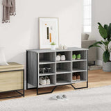 Vidaxl Schong Cabinet 90x38x61.5 cm expertéiert Holz Grey Sonoma Faarf