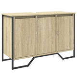 Vidaxl wastafelkast 91x35x60 cm bewerkt hout sonoma eikenkleurig