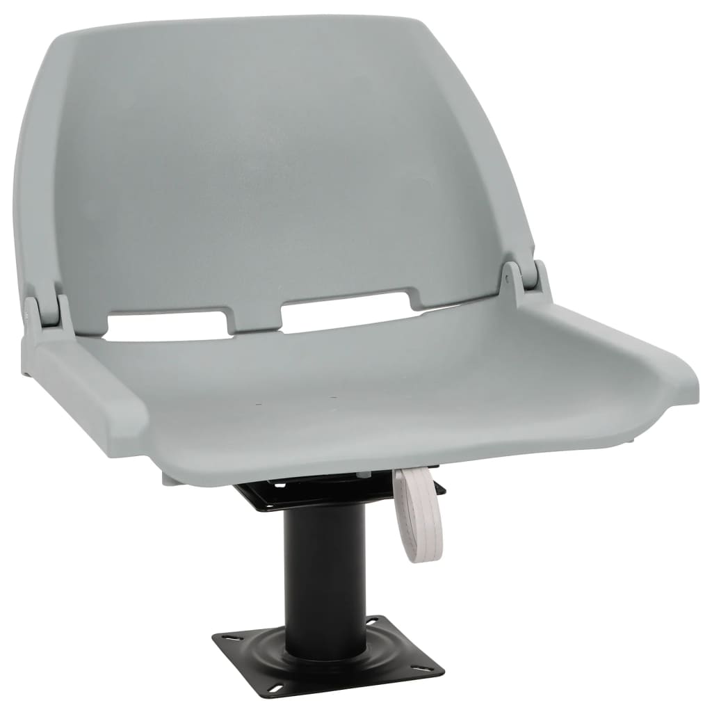Vidaxl bootstoelen 2 st met poot 360° draaibaar