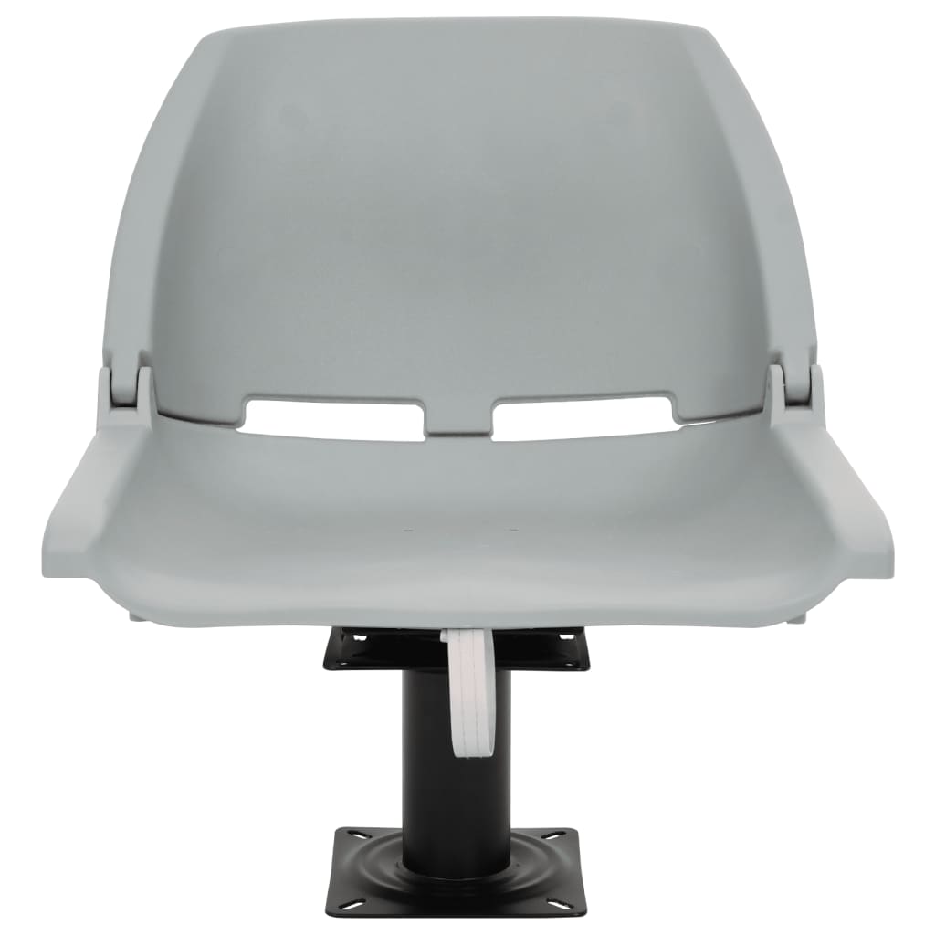 Vidaxl bootstoelen 2 st met poot 360° draaibaar