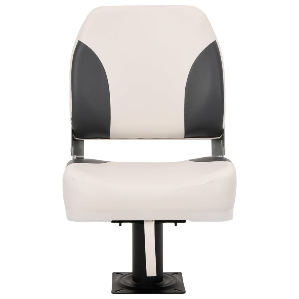 Vidaxl bootstoelen 2 st met poot 360° draaibaar