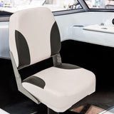 Vidaxl bootstoelen 2 st met poot 360° draaibaar