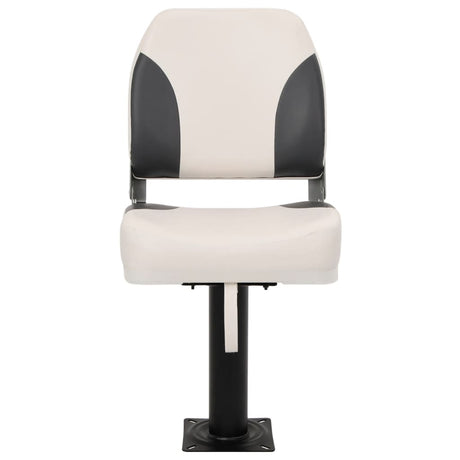 Vidaxl bootstoelen 2 st met poot 360° draaibaar