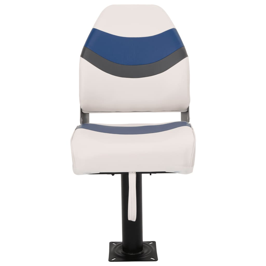Vidaxl bootstoelen 2 st met poot 360° draaibaar