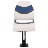 Vidaxl bootstoelen 2 st met poot 360° draaibaar