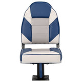 Vidaxl bootstoelen 2 st met poot 360° draaibaar
