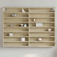 Vidaxl vitrinekast 100x8,5x75 cm bewerkt hout sonoma eikenkleurig
