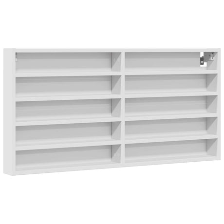 Vidaxl vitrinekast 100x8,5x50 cm bewerkt hout wit
