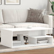 Vidaxl salontafel 102x55x35 cm bewerkt hout wit