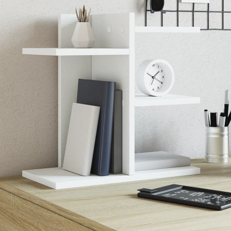 Vidaxl bureau organiser 42x21,5x42 cm bewerkt hout wit