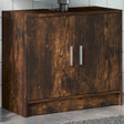 Vidaxl wastafelkast 63x29x55 cm bewerkt hout gerookt eikenkleurig