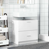 Vidaxl wastafelkast 59x37x59 cm bewerkt hout wit