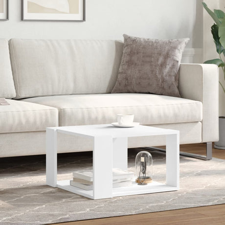 Vidaxl salontafel wit 51,5x51,5x30 cm bewerkt hout