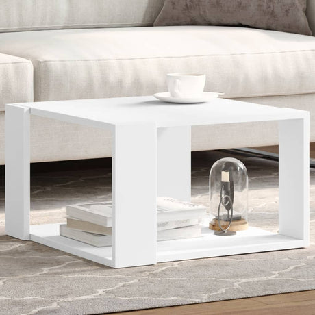 Vidaxl salontafel wit 51,5x51,5x30 cm bewerkt hout