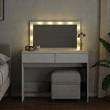 Vidaxl kaptafel met led-verlichting 100x40x120 cm wit