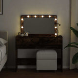 Vidaxl kaptafel met led 100x40x120 cm gerookt eikenkleurig
