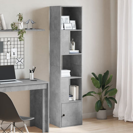 Vidaxl boekenkast 40x36x189 cm bewerkt hout betongrijs