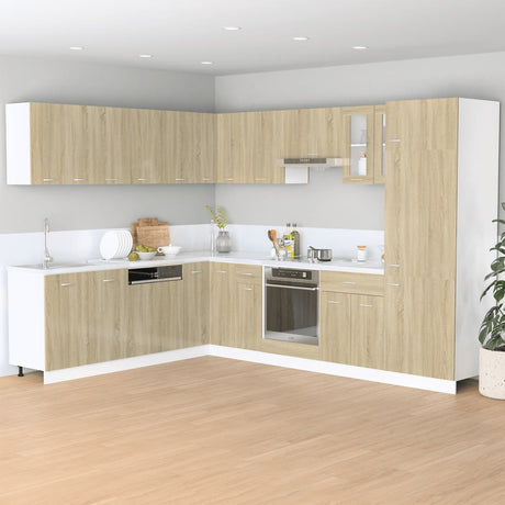 Vidaxl bovenkast lyon 80x31x60 cm bewerkt hout sonoma eikenkleurig